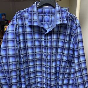 Bugatchi Uomo Flip Cuff shaped fit button down. XL